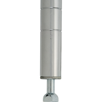 Pieds de nivellement pour &eacute;tag&egrave;re en treillis chromat&eacute; Seaboard Timber Mart