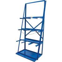 Bar Storage Rack, Vertical, 3 Levels, 36" W x 24" D x 84" H, 3000 lbs. Cap. Seaboard Timber Mart