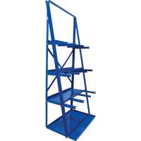 Bar Storage Rack, Vertical, 3 Levels, 36" W x 24" D x 84" H, 3000 lbs. Cap. Seaboard Timber Mart