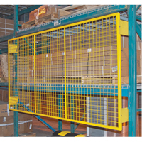 Pallet Back Rack Guards, 144" W x 48" H, 6" Brackets Seaboard Timber Mart