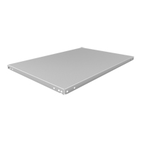 Tablette &agrave; corni&egrave;re perfor&eacute;e, Acier galvanis&eacute;, 36" la x 24" p Seaboard Timber Mart
