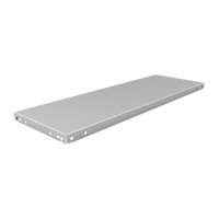 Slotted Angle Shelf, Galvanized Steel, 48" W x 12" D Seaboard Timber Mart