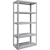 Heavy-Duty Shelving, Steel, Bolted, 3000 lbs. Capacity, 36" W x 72" H x 18" D Seaboard Timber Mart