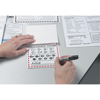 OTS WHMIS Labels, Vinyl, Sheet, 5" L x 5" W Seaboard Timber Mart
