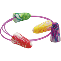 Bouchons d'oreilles en mousse SparkPlugs, Vrac - Boîte, Avec cordon Seaboard Timber Mart