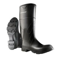 Bottes &eacute;conomiques de 16", PVC, Embout Acier, Pointure 6, Semelle R&eacute;sistant aux perforations Seaboard Timber Mart