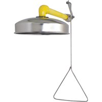 Douches d'urgence &agrave; alimentation horizontale, Montage mural Seaboard Timber Mart