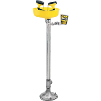 Poste de douche oculaire, Installation Socle, Bol Plastique Seaboard Timber Mart