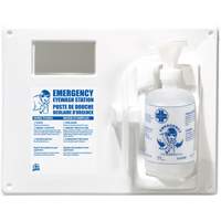 Poste de douche oculaire - Poste simple a/bouteille vide Seaboard Timber Mart