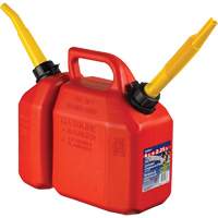 Combo Jerry Can Gasoline/Oil, 2.17 US Gal/8.25 L, Red, CSA Compliant/ULC Seaboard Timber Mart