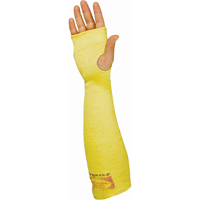 Sleeves, Kevlar&reg;, 18", ANSI/ISEA 105 Level 3, Yellow Seaboard Timber Mart
