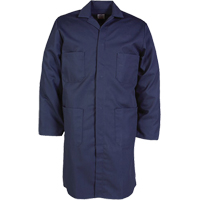 100% Cotton Shop Coats, Cotton, Size 34, Navy Blue Seaboard Timber Mart