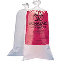 Hazardous Waste Disposal Bags, Bio-Hazard, 24" L x 12" W, 1.5 mils, 3.7 L (1 Gal.) Capacity Seaboard Timber Mart