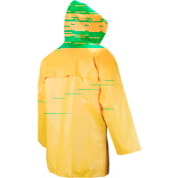 Manteau imperm&eacute;able Neo-slick r&eacute;sistant aux produits chimiques & &agrave; l'acide, Petit, Jaune, N&eacute;opr&egrave;ne Seaboard Timber Mart
