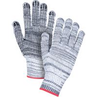 Gants tricot&eacute;s &agrave; pois, Poly/coton, Un c&ocirc;t&eacute;, Calibre 7, Petit Seaboard Timber Mart