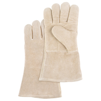 Gants de soudeur de premi&egrave;re qualit&eacute;, Cuir de vache refendu, Taille Grand Seaboard Timber Mart