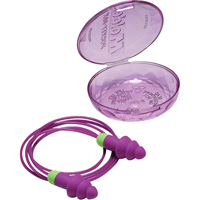 Bouchons d'oreilles r&eacute;utilisables Rockets, Avec cordon, Vrac - &eacute;tui en plastique, 27 dB NRR, Taille unique Seaboard Timber Mart