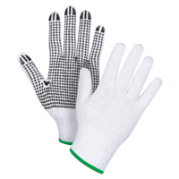 Gants tricot&eacute;s &agrave; pois, Poly/coton, Un c&ocirc;t&eacute;, Calibre 7, Moyen Seaboard Timber Mart