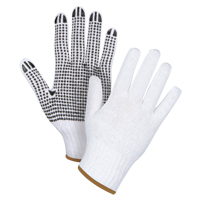 Gants tricot&eacute;s &agrave; pois, Poly/coton, Un c&ocirc;t&eacute;, Calibre 7, Grand Seaboard Timber Mart