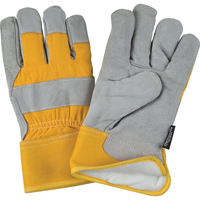Superior Warmth Winter-Lined Fitters Gloves, Medium, Split Cowhide Palm, Thinsulate Inner Lining Seaboard Timber Mart
