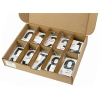 Pressure Sensitive Numbering, 0 to 9, 3-1/2" H, Black on White Seaboard Timber Mart