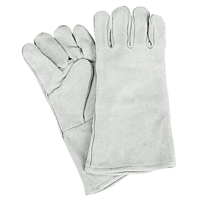 Gants de soudeur d'usage standard, Cuir de vache refendu, Taille Grand Seaboard Timber Mart