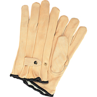 Gants de cordeur doubl&eacute;s pour l'hiver, Petit, Paume Cuir fleur de vache, Doubleure Molleton Seaboard Timber Mart