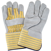 Premium Quality Fitters Gloves, Large, Split Cowhide Palm, Cotton Inner Lining Seaboard Timber Mart
