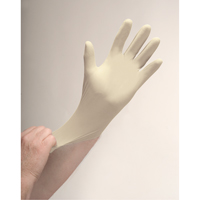 Gants d'examen de premi&egrave;re qualit&eacute; pour peau sensible, Grand, Latex, 4 mils, Sans poudre, Naturel Seaboard Timber Mart