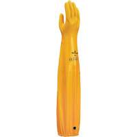 Gants r&eacute;sistants aux produits chimiques, Taille Moyen/8, 26" lo, Nitrile, 30 mils Seaboard Timber Mart