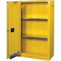 Sure-Grip&reg; Ex Flammable Storage Cabinets, 45 gal., 1 Door, 43" W x 65" H x 18" D Seaboard Timber Mart