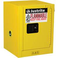 Sure-Grip&reg; EX Countertop Flammable Safety Cabinet, 4 gal., 1 Door, 17" W x 22" H x 17" D Seaboard Timber Mart