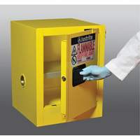 Sure-Grip&reg; EX Countertop Flammable Safety Cabinet, 4 gal., 1 Door, 17" W x 22" H x 17" D Seaboard Timber Mart