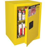Sure-Grip&reg; EX Benchtop Flammable Safety Cabinet, 24 gal., 1 Door, 21" W x 27" H x 18" D Seaboard Timber Mart