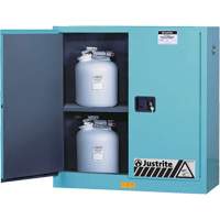 ChemCor&reg; Lined Acid/Corrosive Storage Cabinets, 30 gal., 43" x 44" x 18" Seaboard Timber Mart
