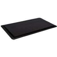 Ergo-Ease Mats, Ribbed, 2' x 10' x 7/8", Black, Rubber/Sponge Seaboard Timber Mart