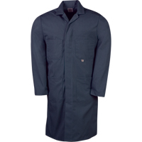 Lab Coats, Poly-Cotton, 40, Navy Blue Seaboard Timber Mart