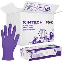 Kimtech Examination Gloves, X-Small, Nitrile, 6-mil, Powder-Free, Purple, Class 2 Seaboard Timber Mart