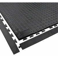 Rejuvenator Connect No. 502 Matting, Polyurethane, 3' W x 3' L, 5/8" Thick, Black Seaboard Timber Mart