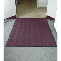 Waterhog&reg; Eco Elite Matting, Wiper/Scraper, 6' x 6' x 3/8", Maroon Seaboard Timber Mart