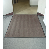 Waterhog&reg; Eco Elite Matting, Wiper/Scraper, 3' x 5' x 3/8", Chestnut Brown Seaboard Timber Mart
