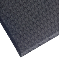 Cushion Max Mats, Diamond, 2' x 3' x 5/8", Charcoal, Nitrile/PVC Seaboard Timber Mart
