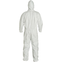 Hooded Coveralls, X-Large, White, Tyvek&reg; 400 Seaboard Timber Mart