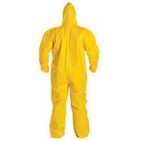 Hooded Coveralls, Tychem&reg; 2000, 2X-Large, Yellow Seaboard Timber Mart