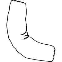 Sleeves, 18" long, Tyvek&reg; 400, White Seaboard Timber Mart