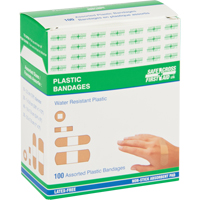 Bandages, Assorted, Plastic, Sterile Seaboard Timber Mart