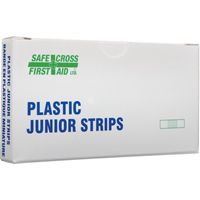 Junior Strips Bandages, Rectangular/Square, 18", Plastic, Sterile Seaboard Timber Mart