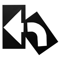 Parking Lot Stencils, English, 8" x 27" Seaboard Timber Mart