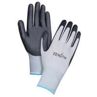 Lightweight Breathable Coated Gloves, 10/X-Large, Foam Nitrile Coating, 13 Gauge, Polyester Shell Seaboard Timber Mart