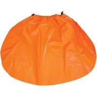 &eacute;cran anti-pluie pour casque de s&eacute;curit&eacute;, Taille unique, Orange, Nylon/PVC Seaboard Timber Mart